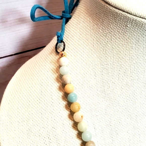 Amazonite Beaded Necklace - Picture 4 of 8